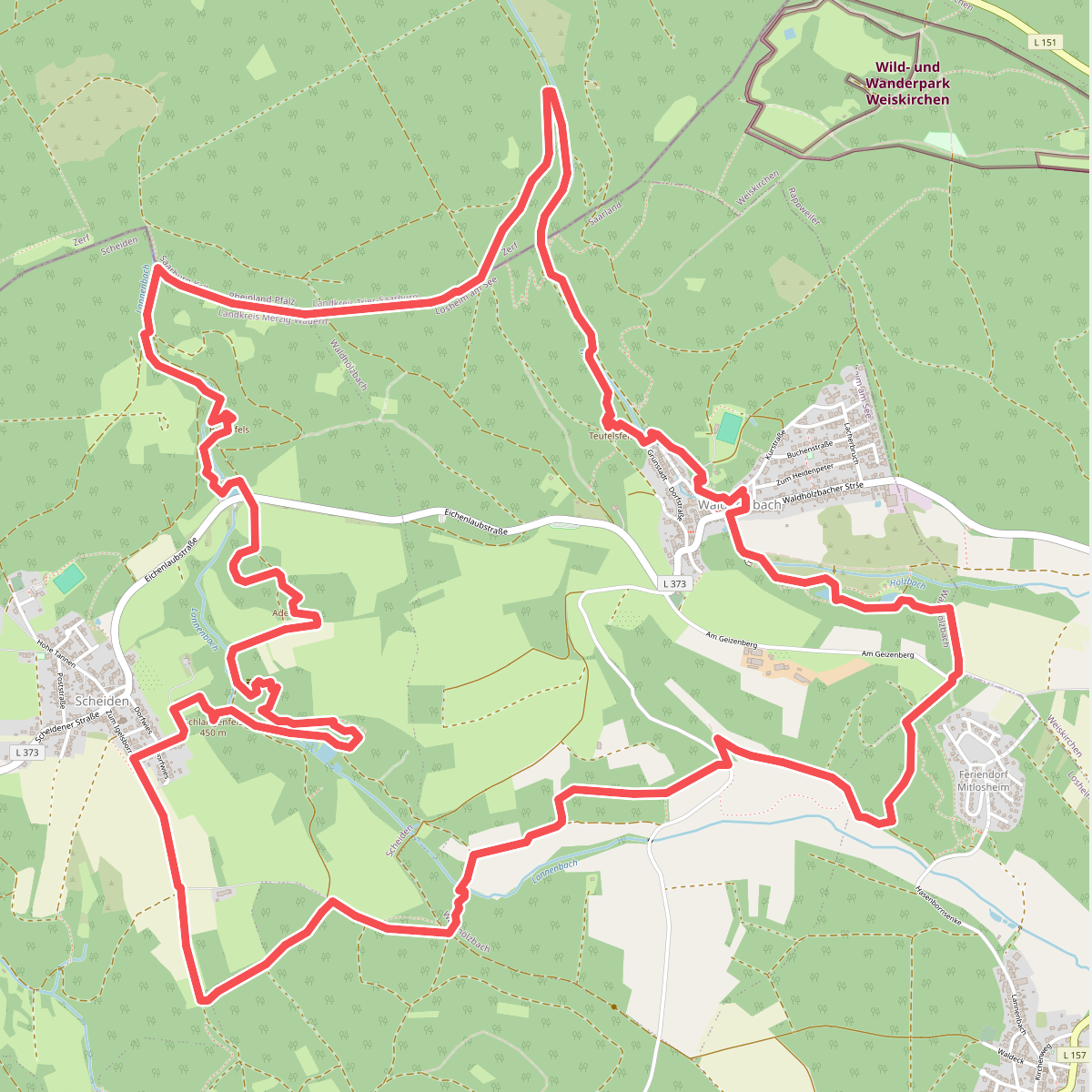 Felsenweg Losheim