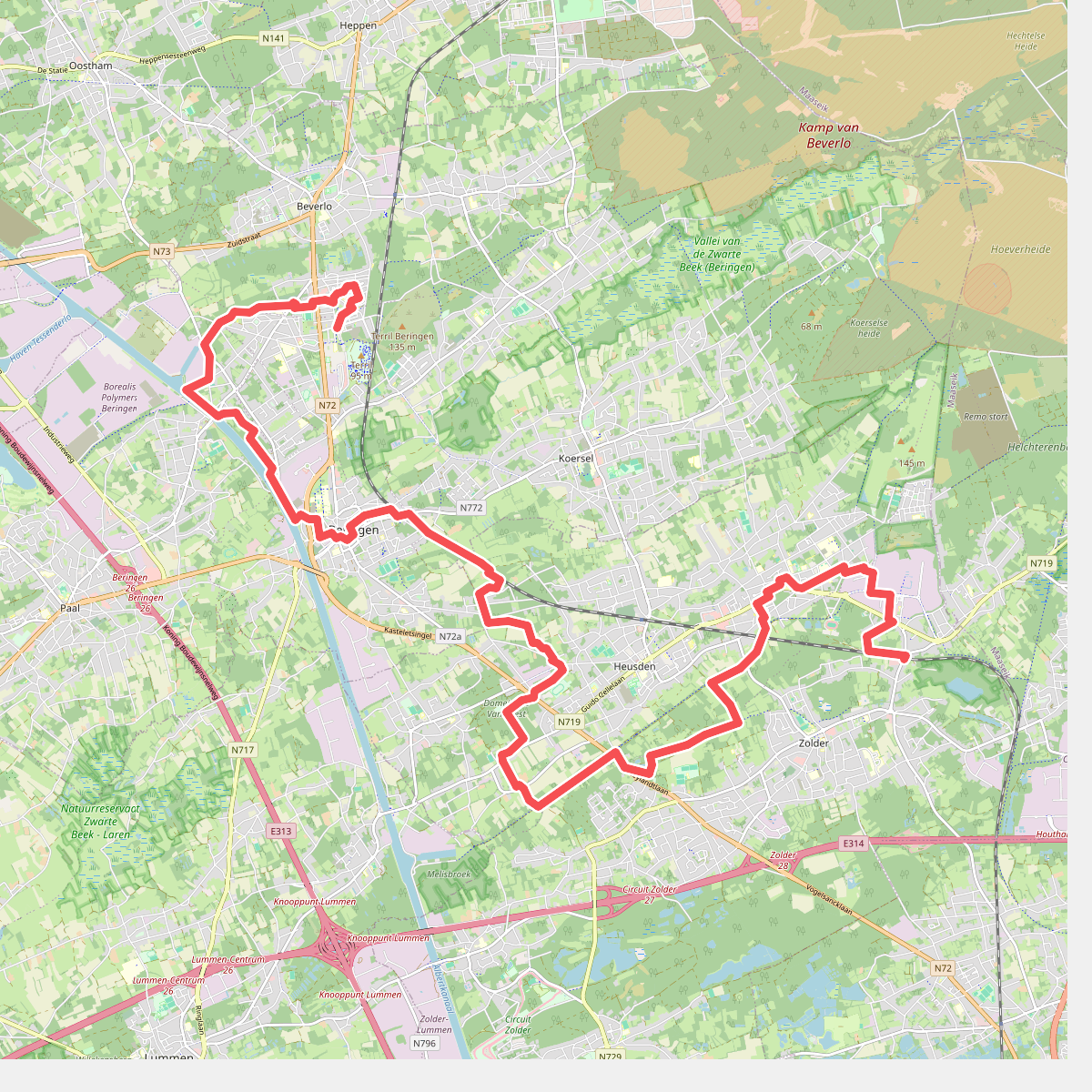 Station Zolder - Beringen-Mijn · Limburgse Mijnen etappe 5