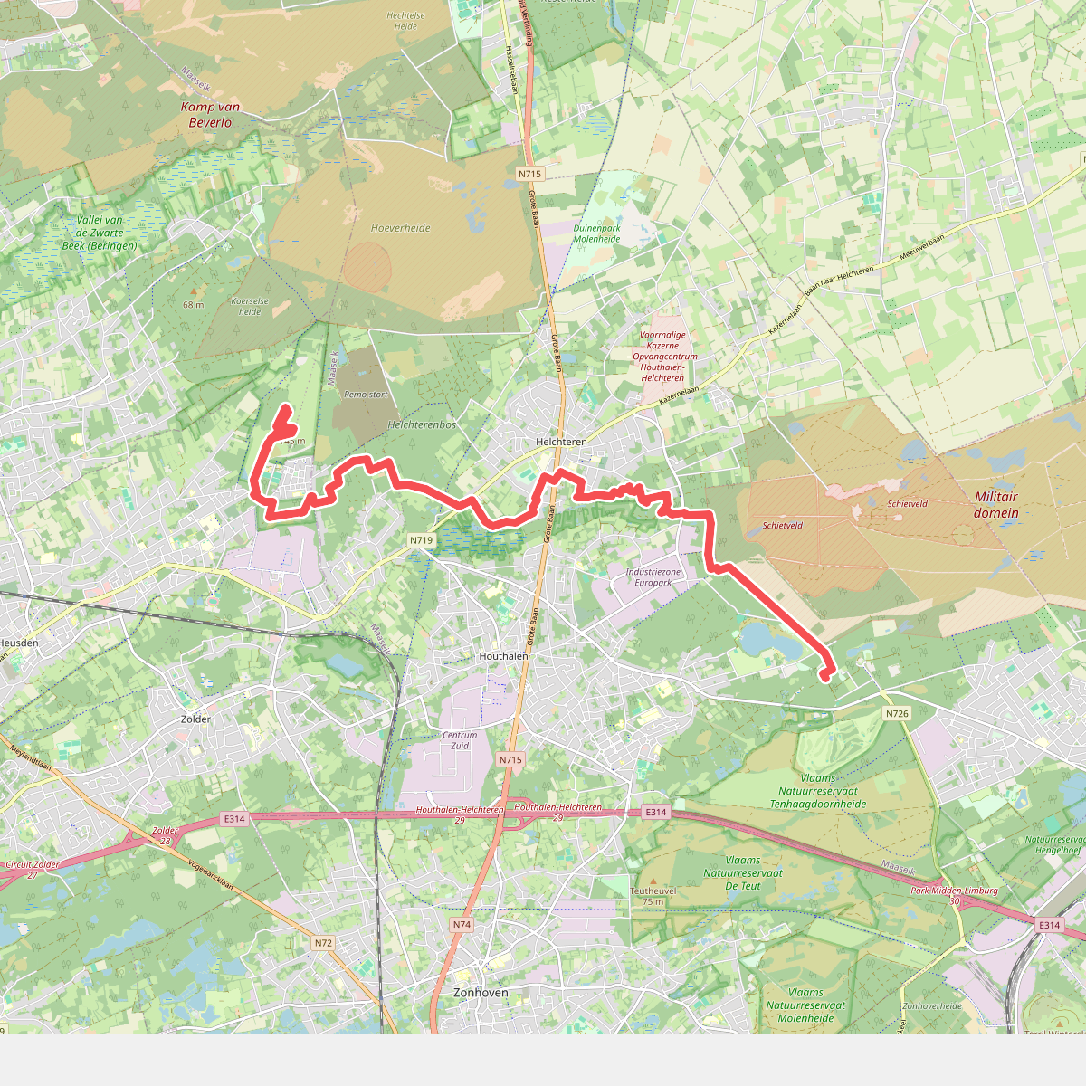 Terril Zolder - Kelchterhoef · Limburgse Mijnen etappe 7