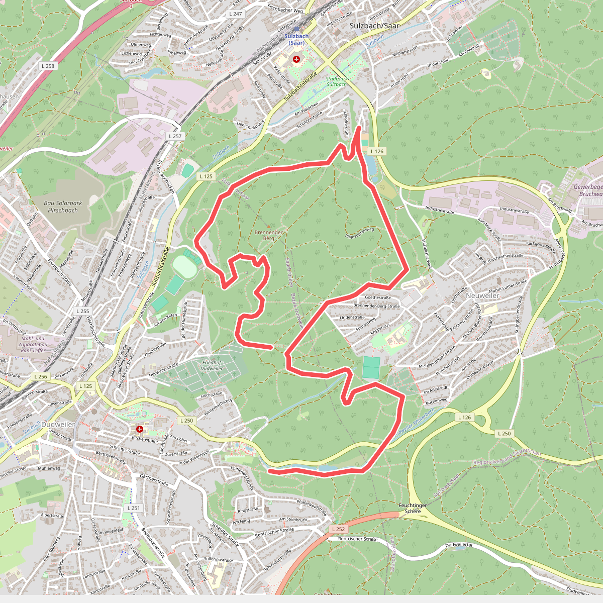 Brennender Berg – Großer Rundweg