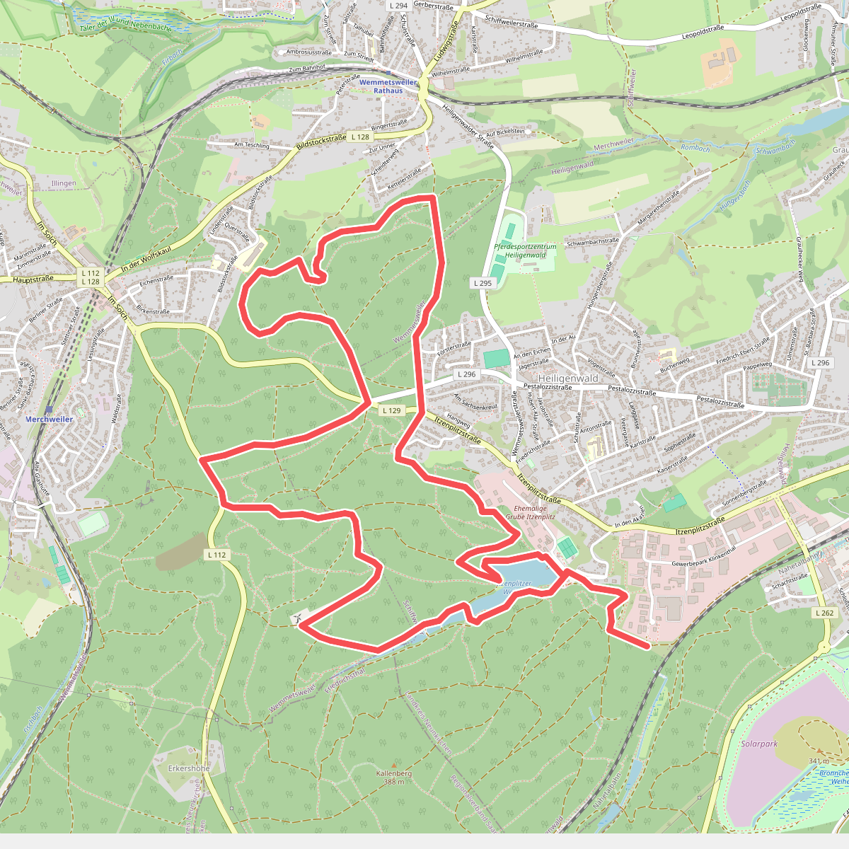 Permanenter Wanderweg Itzenplitz