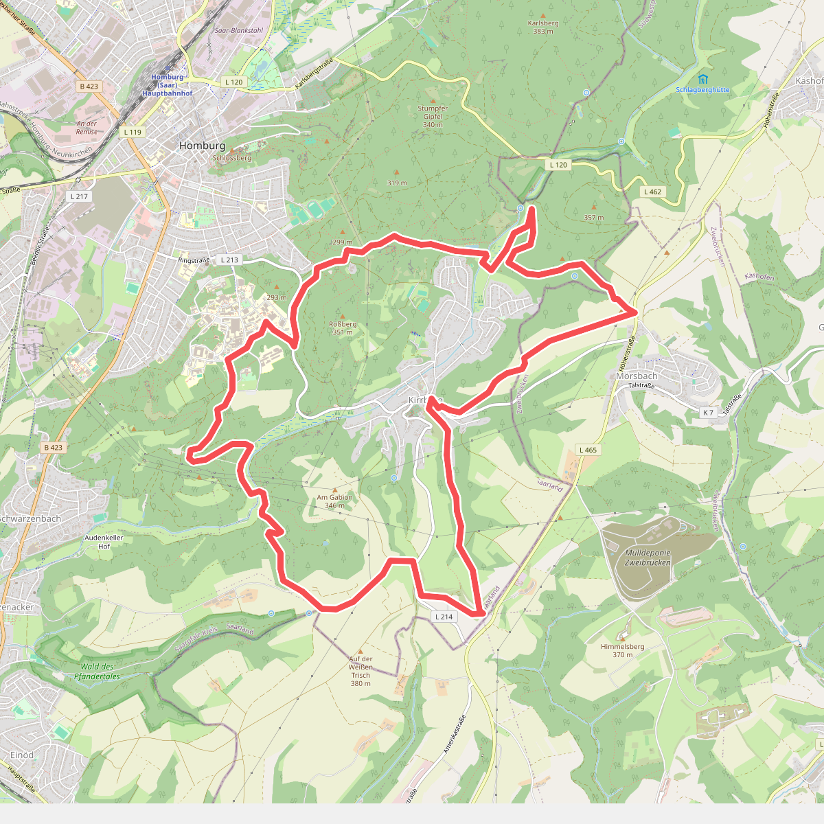 Kirrberger Rundwanderweg