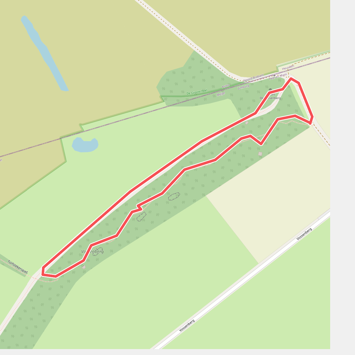 Wandelroute Vossenberg