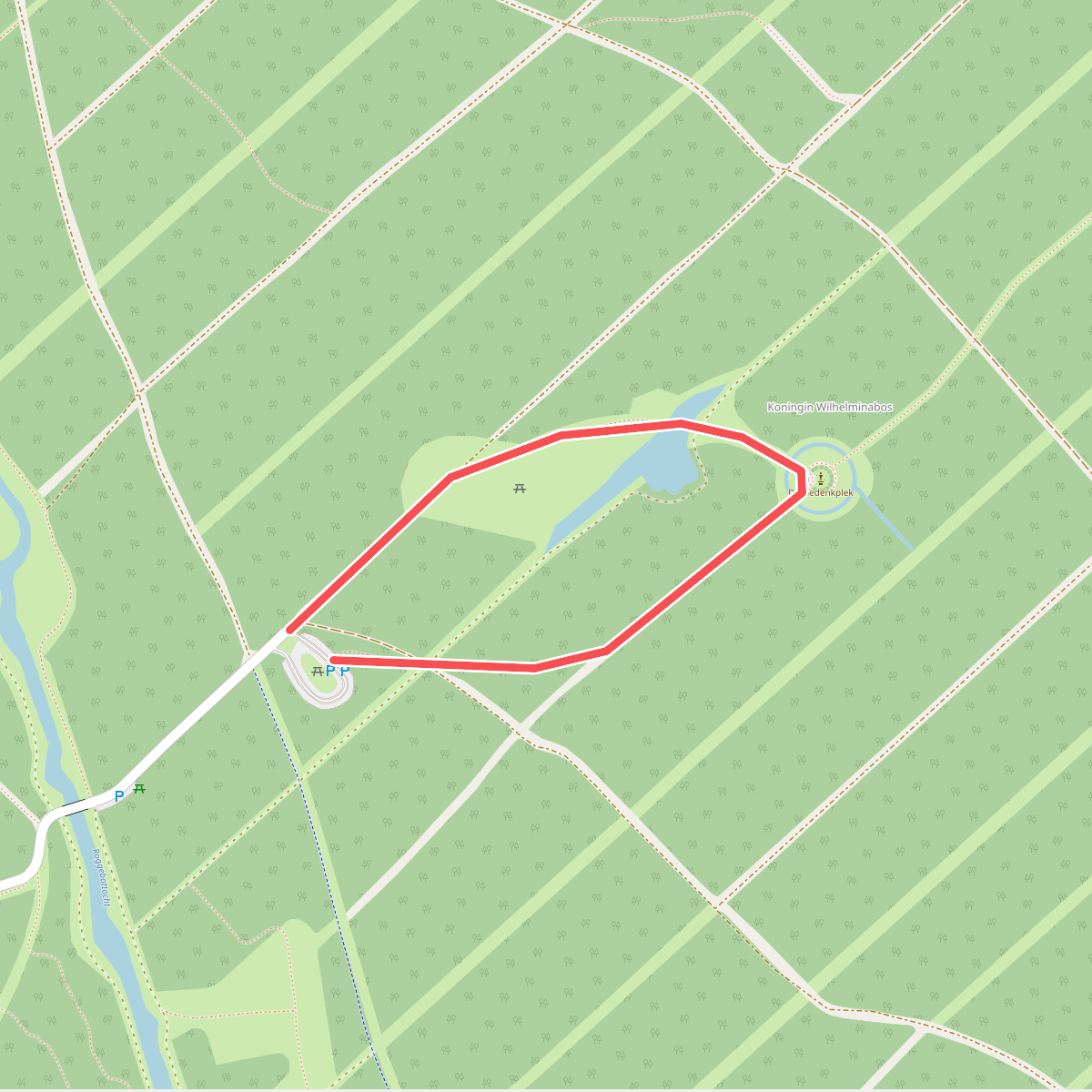 Wandelroute Levenspad KWF-bos