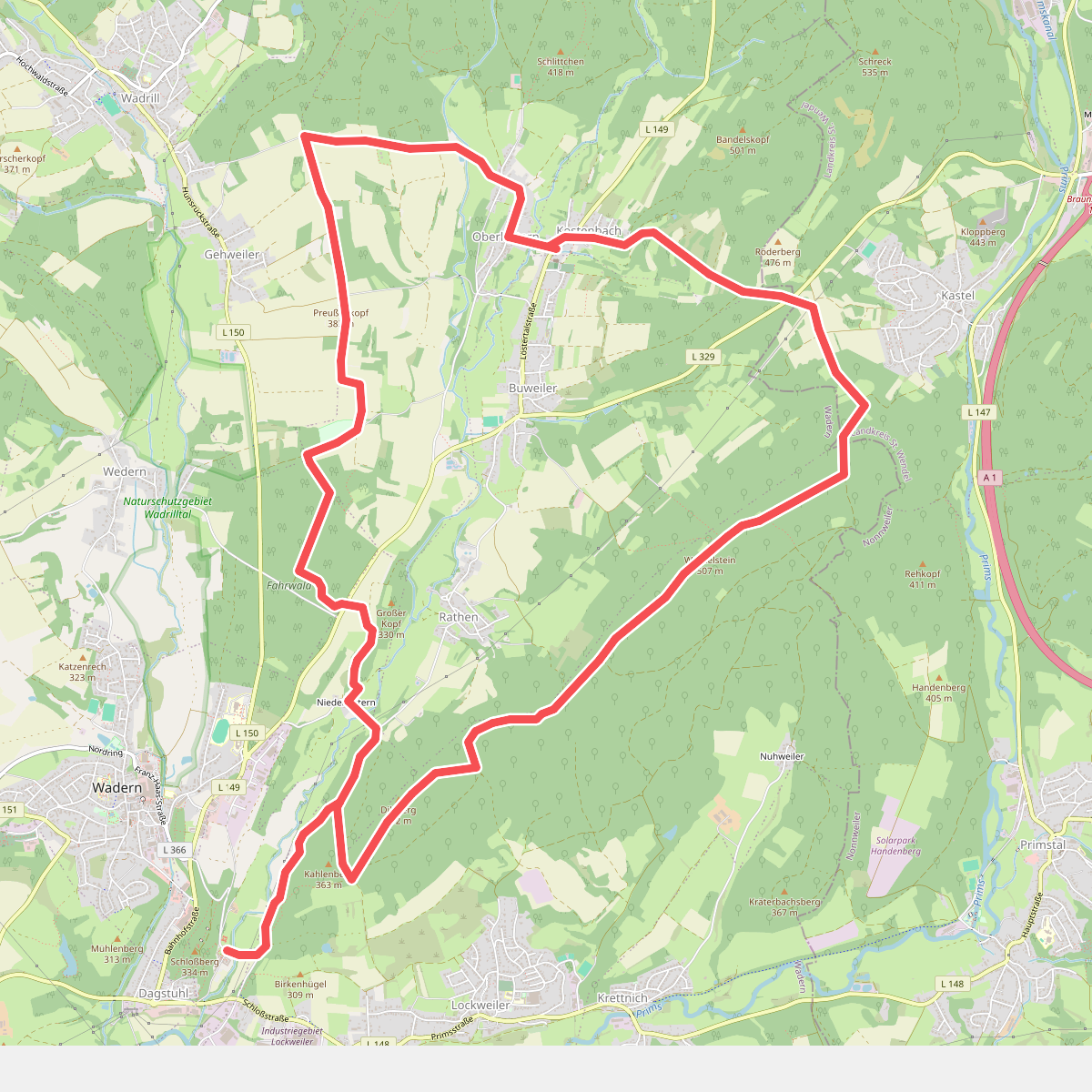 Durch das Sagenhafte Löstertal