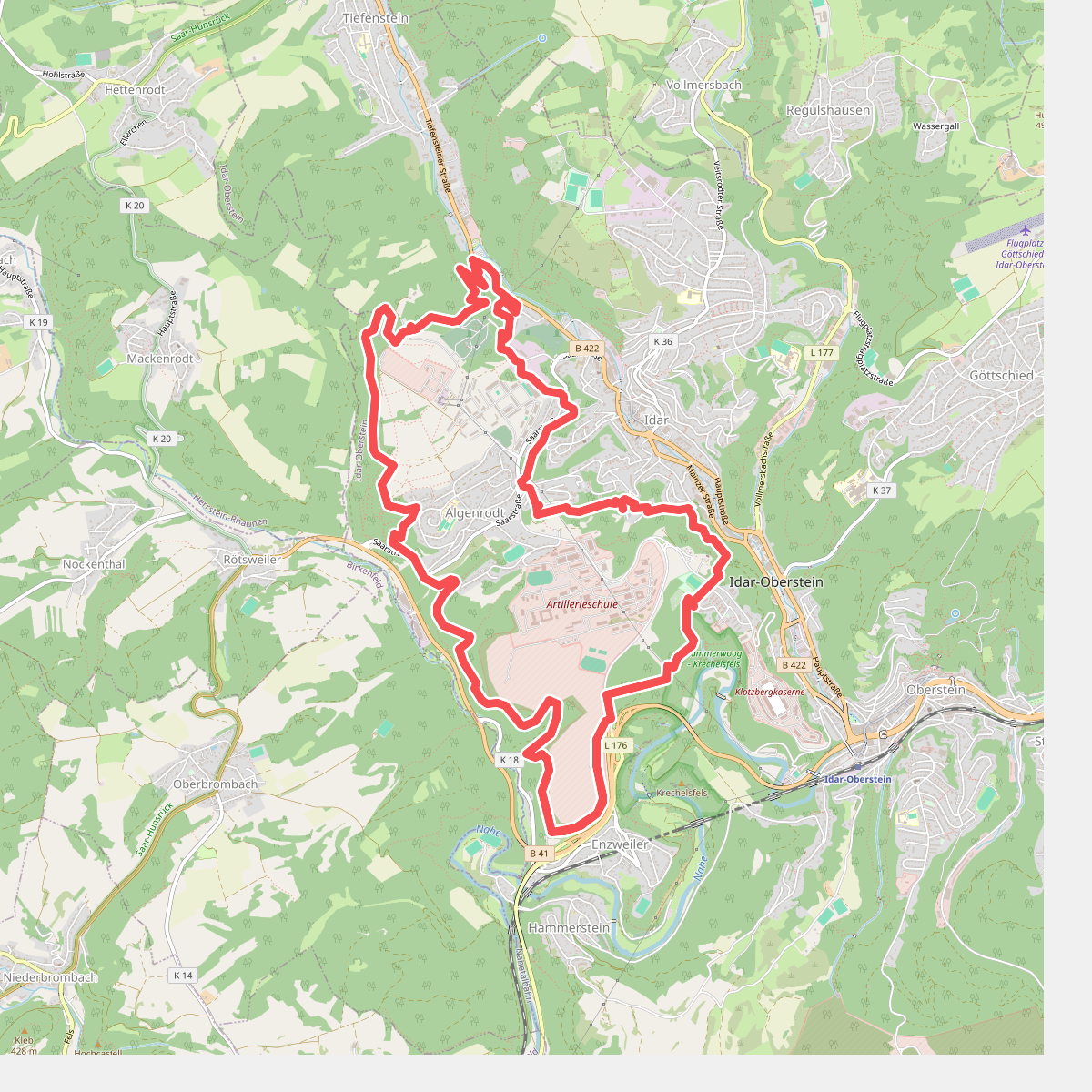 Edelsteinschleiferweg
