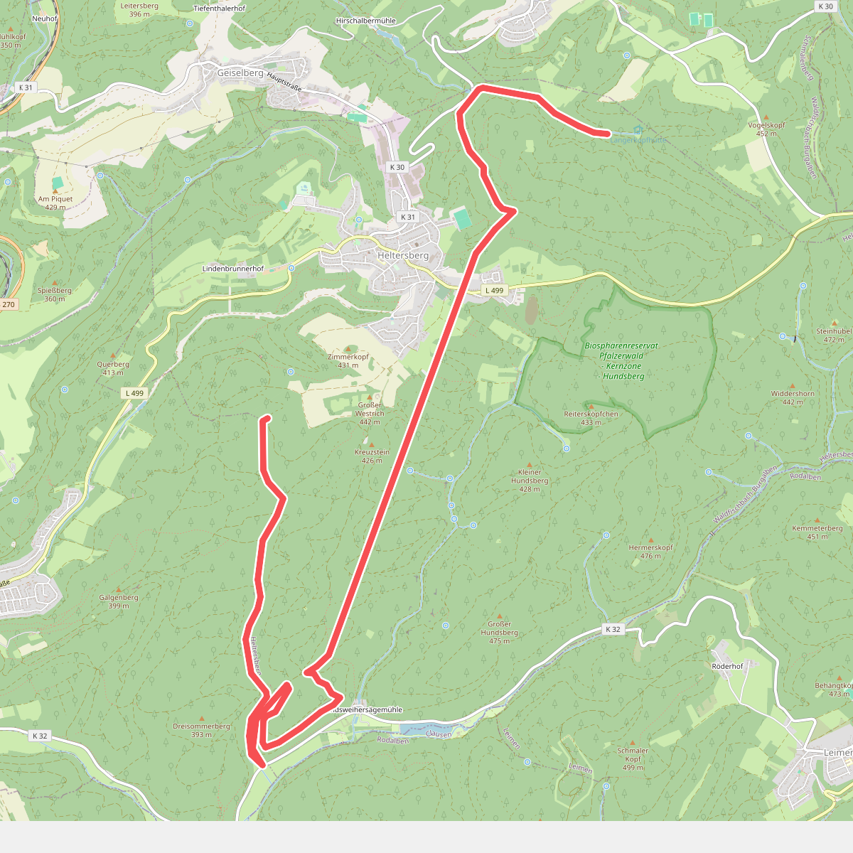 Brunnenwanderweg Heltersberg