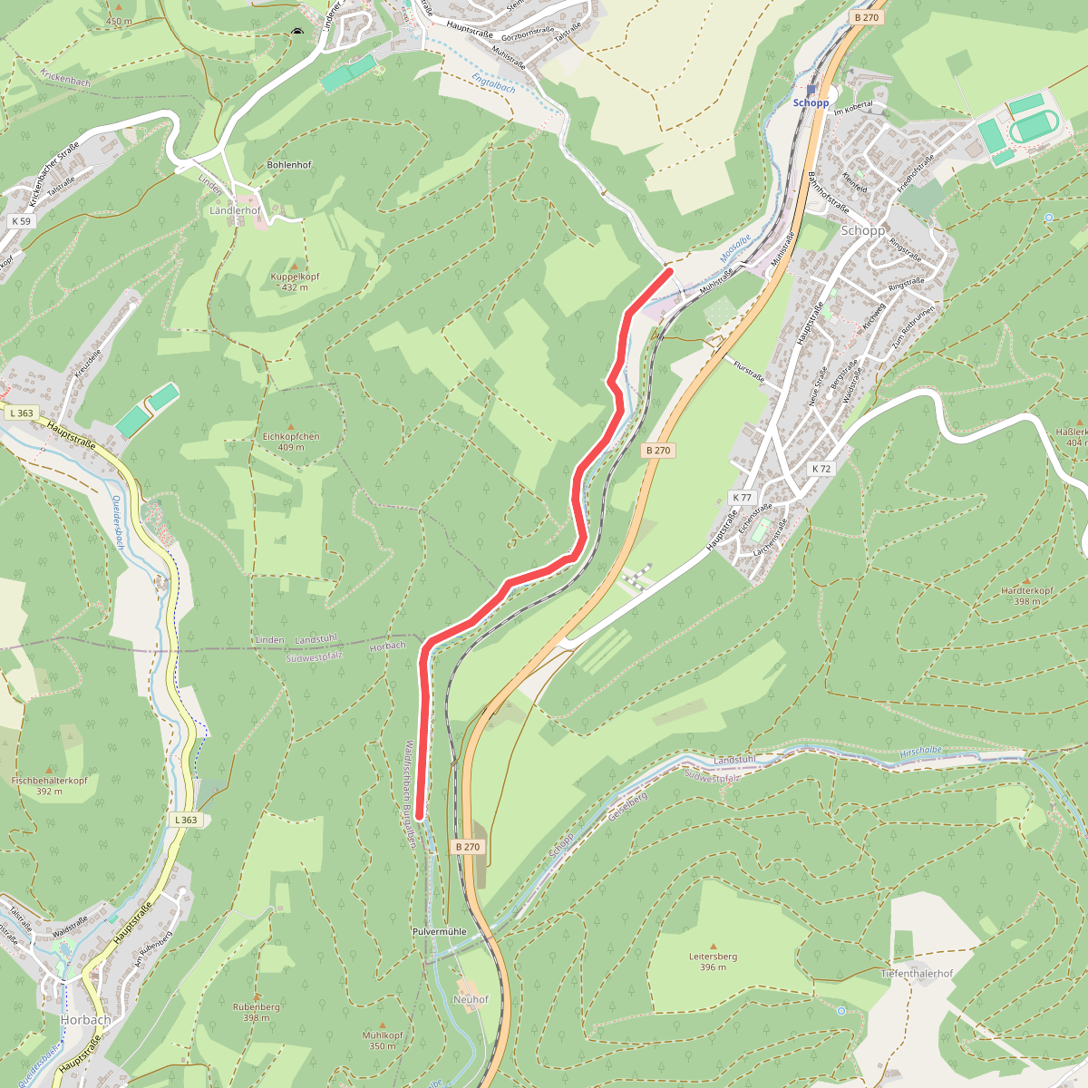 Wanderweg Schopp(?) 2
