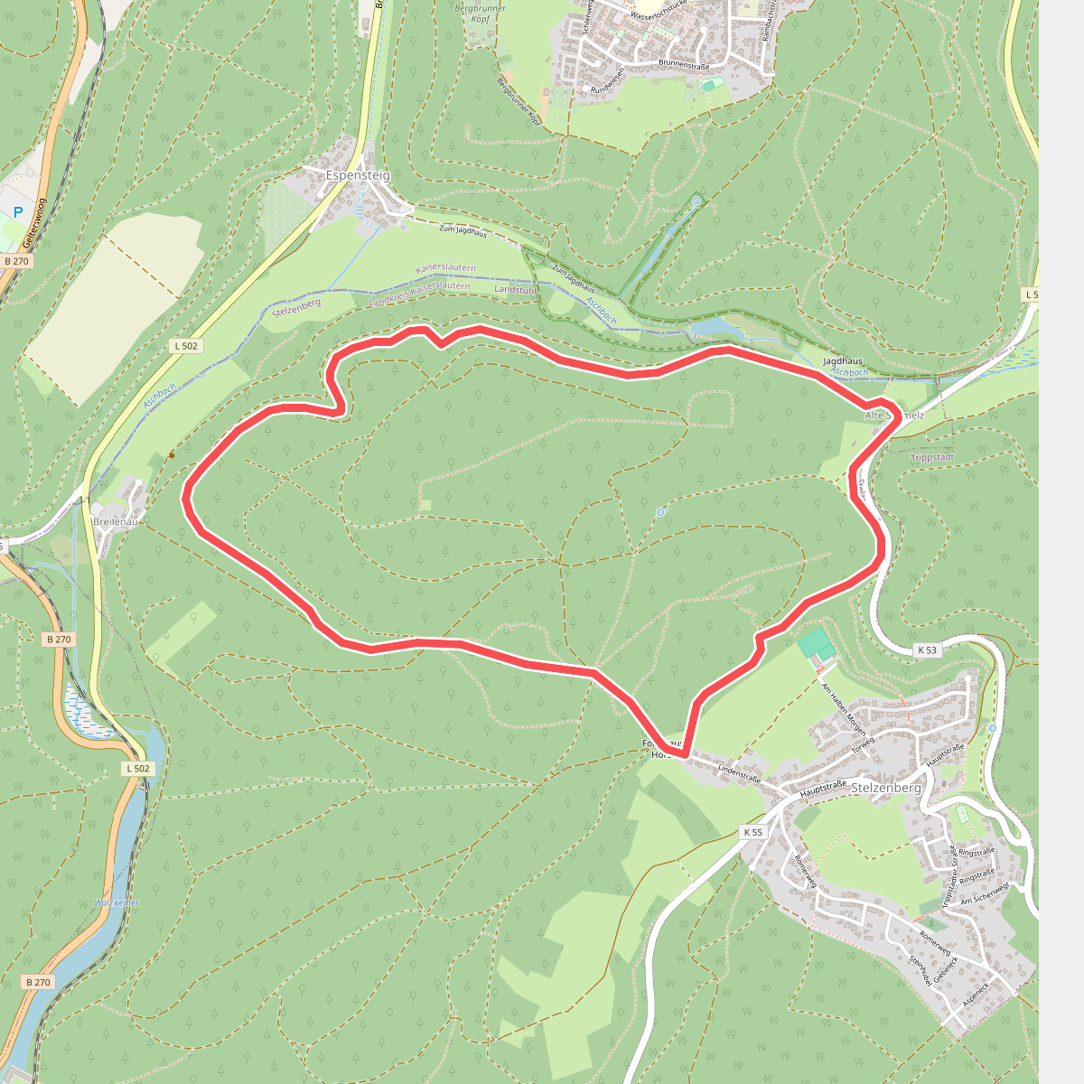 Wanderweg Stelzenberg Horst 1