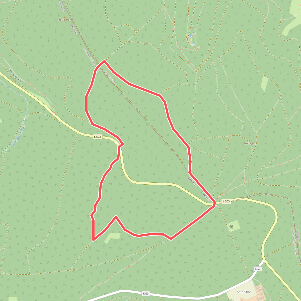 Wanderweg Am Hirschsprung 3