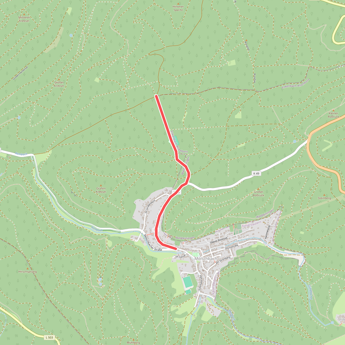 Wanderweg Mölschbach 4