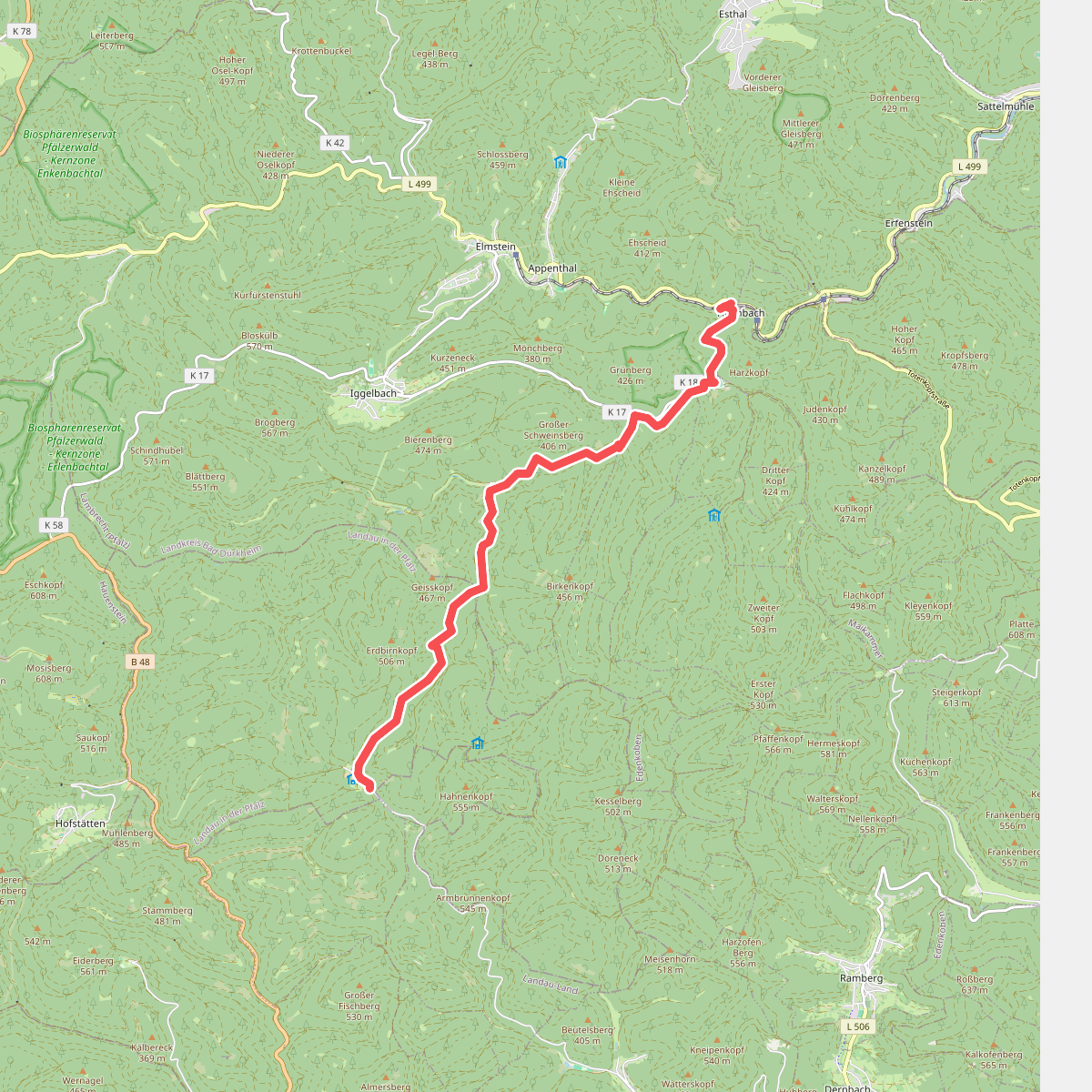 Pfälzerwald Gelber Punkt