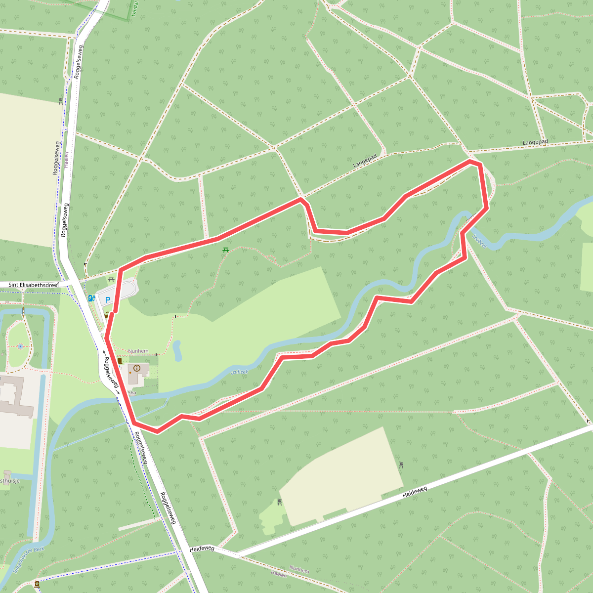 Wandelroute Natuurpad Leudal