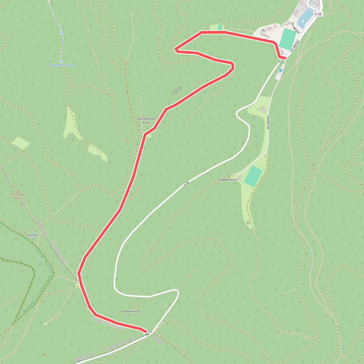Rundwanderweg 4 Weidenthal