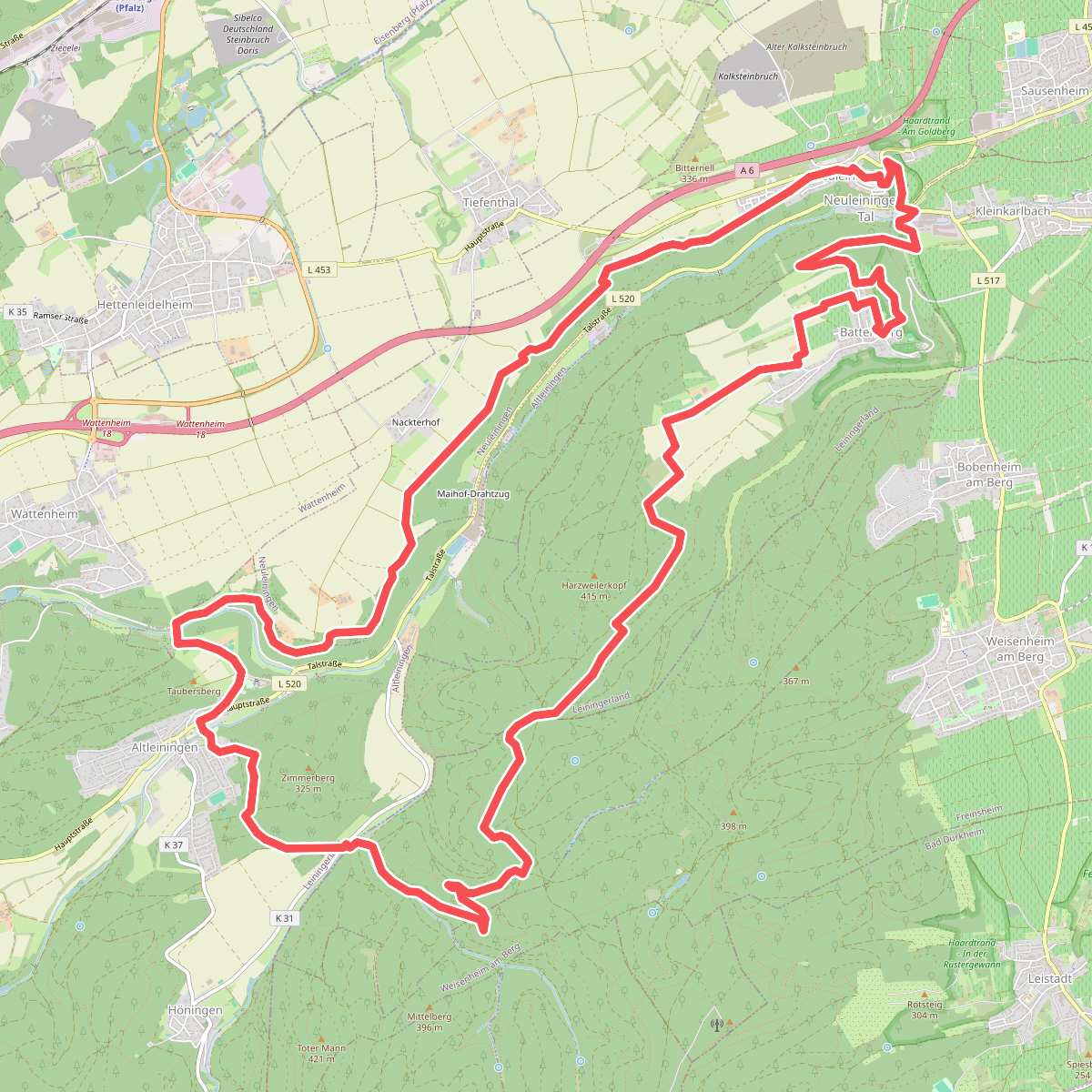 Leininger Burgenweg