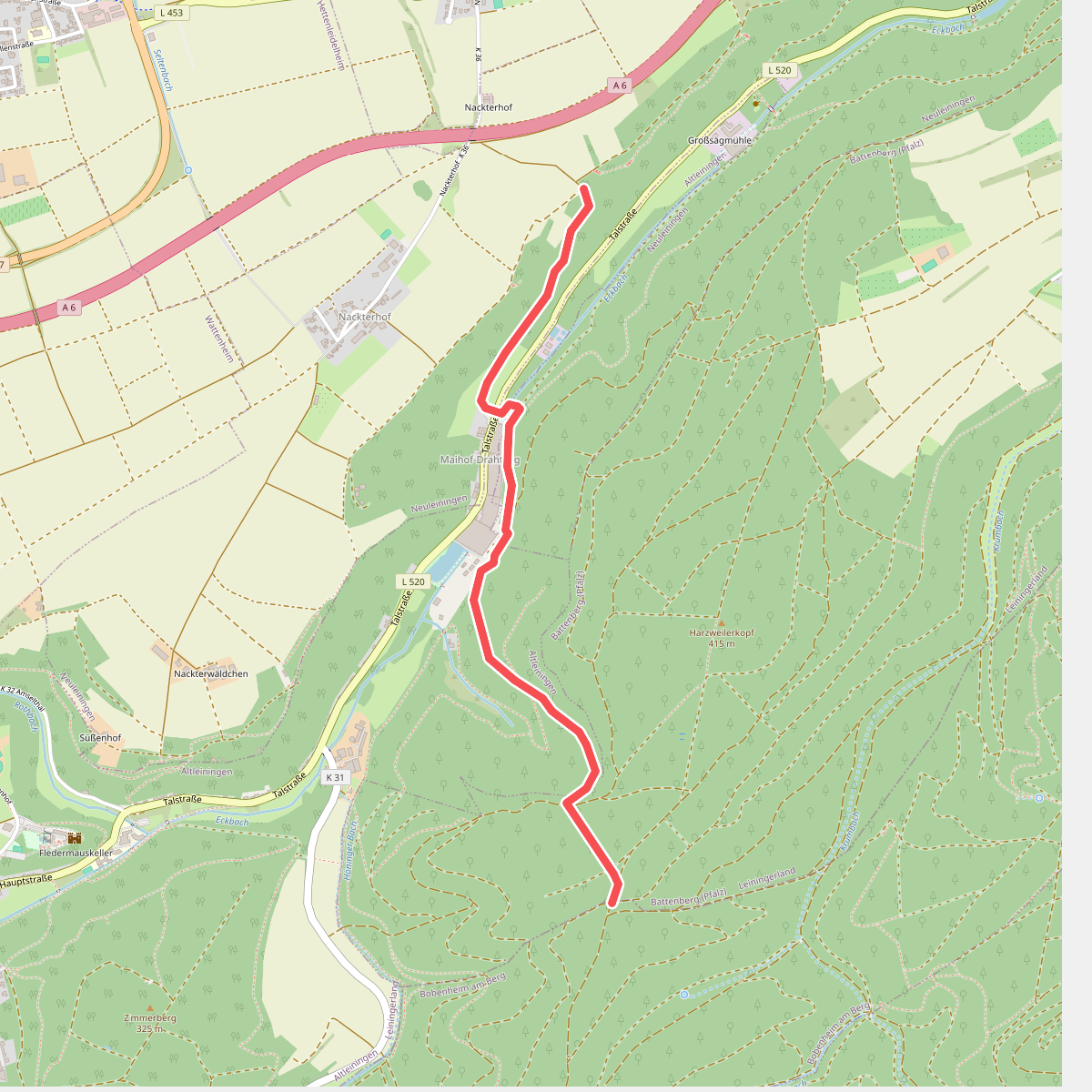 Leininger Burgenweg (Zugang)