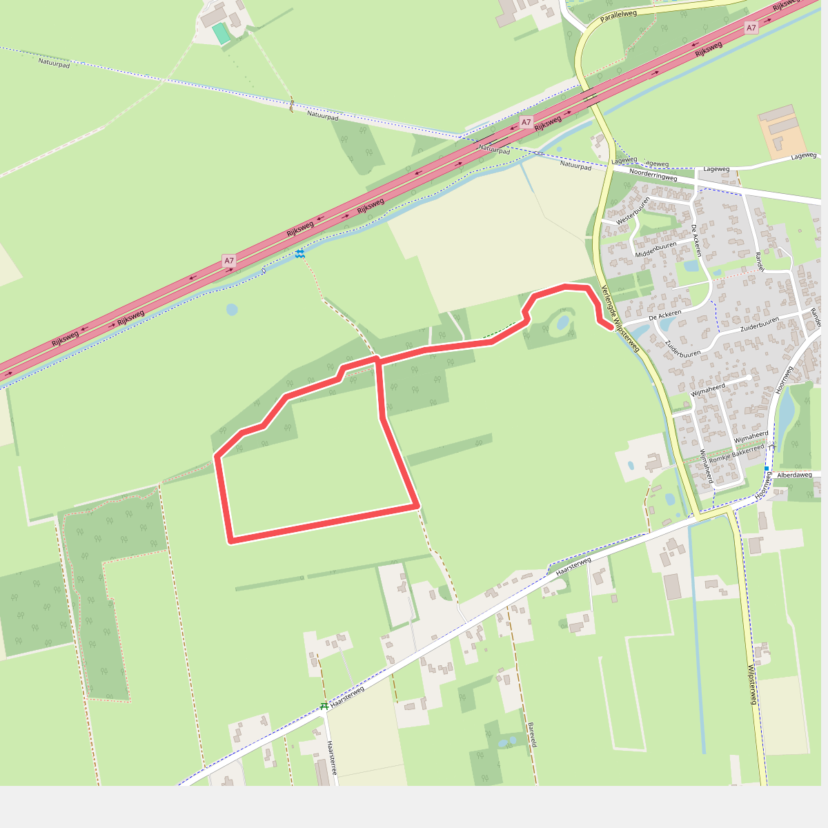Wandelroute Haarsterbos