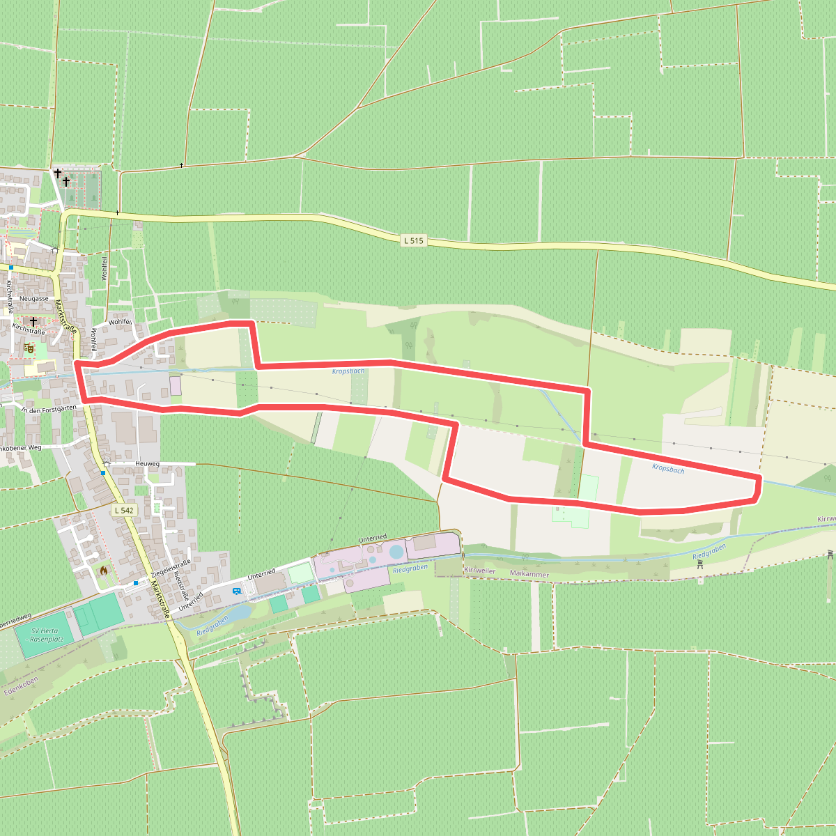 Kropsbachau-Weg