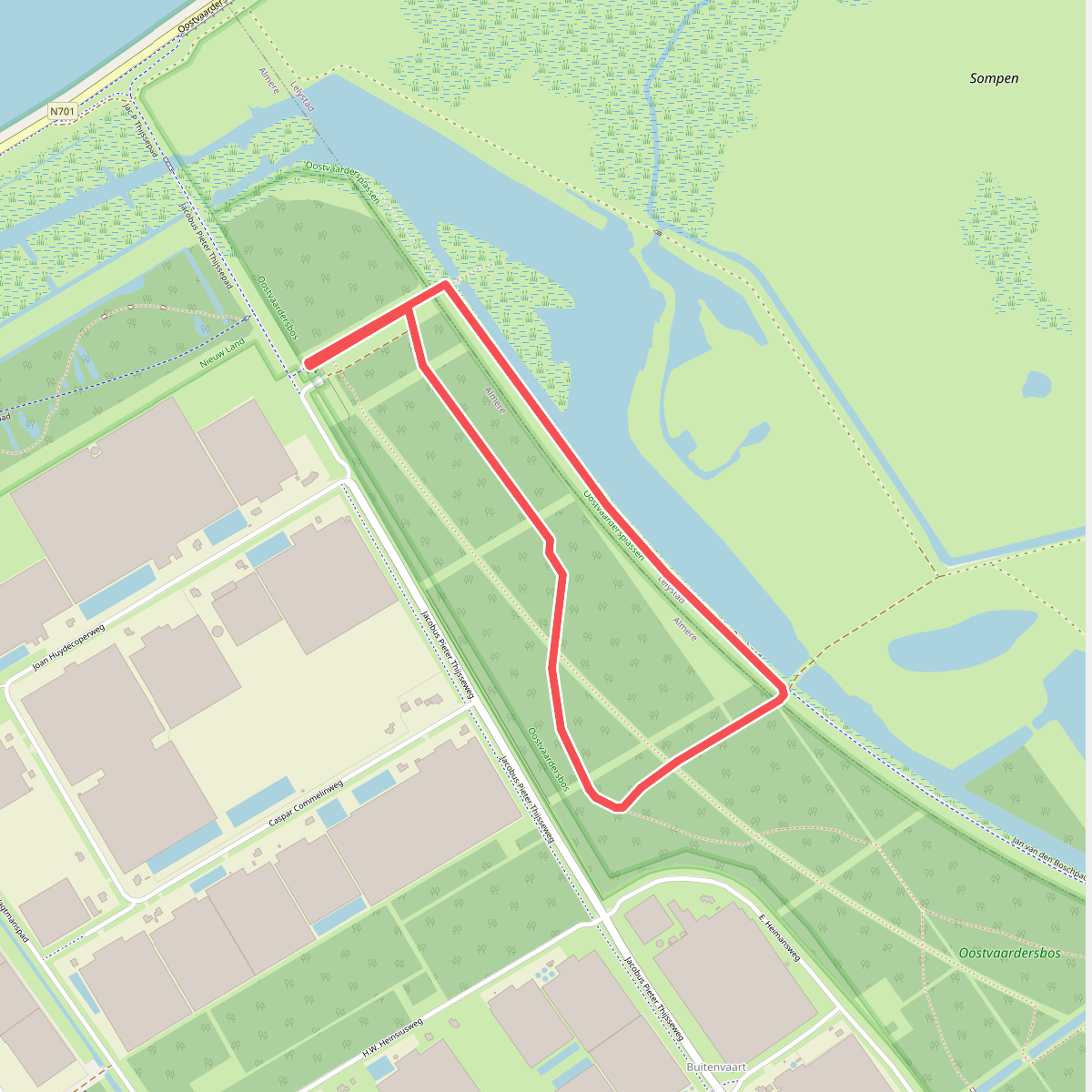 Wandelroute Egelpad