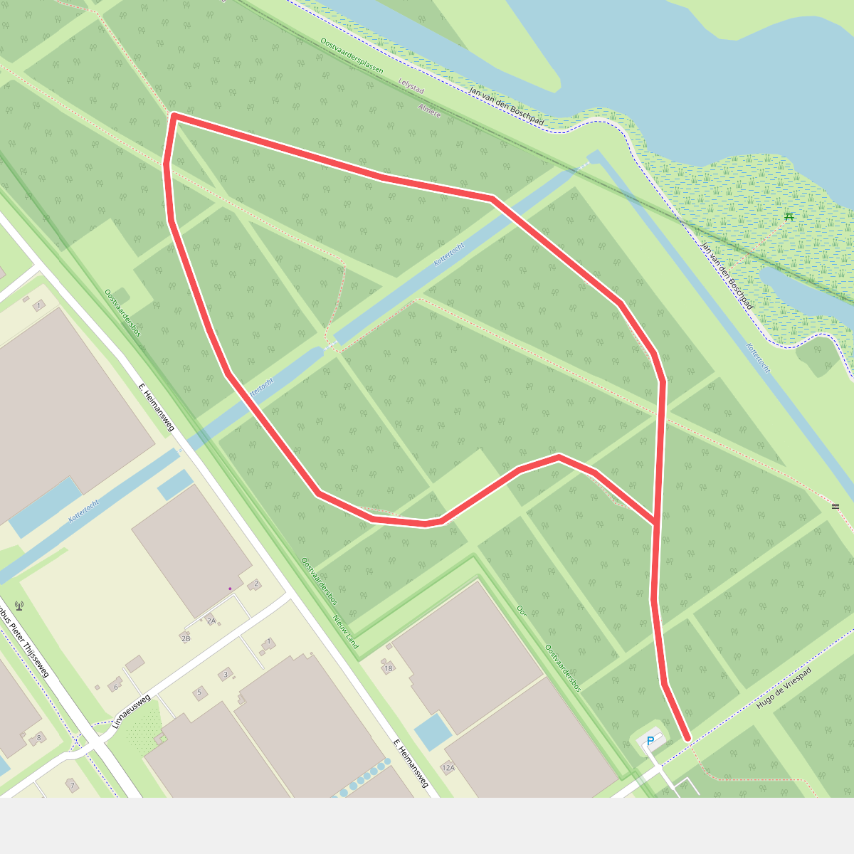 Wandelroute Hertenpad