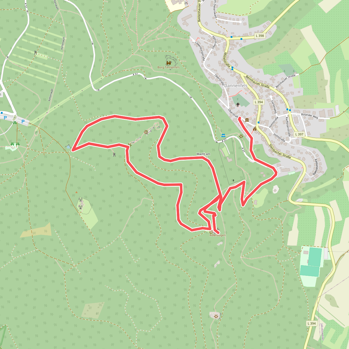 Dannenfels 5: Felsenweg