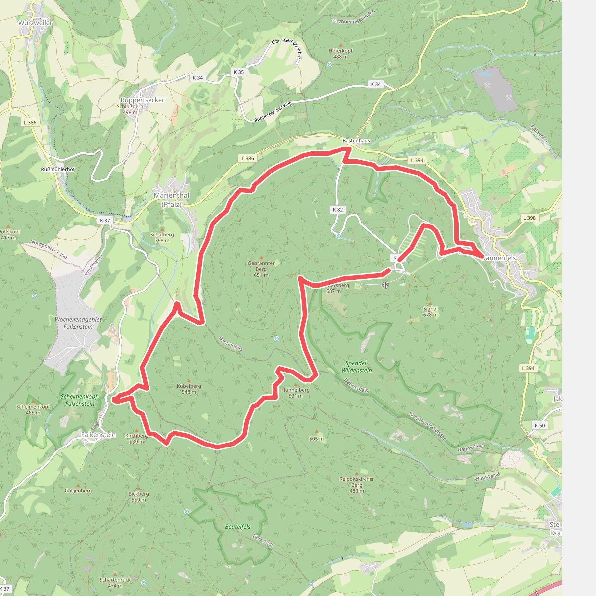 Dannenfels 7: Falkenstein