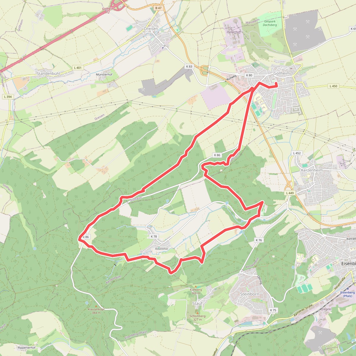 Adolf von Nassau Wanderweg