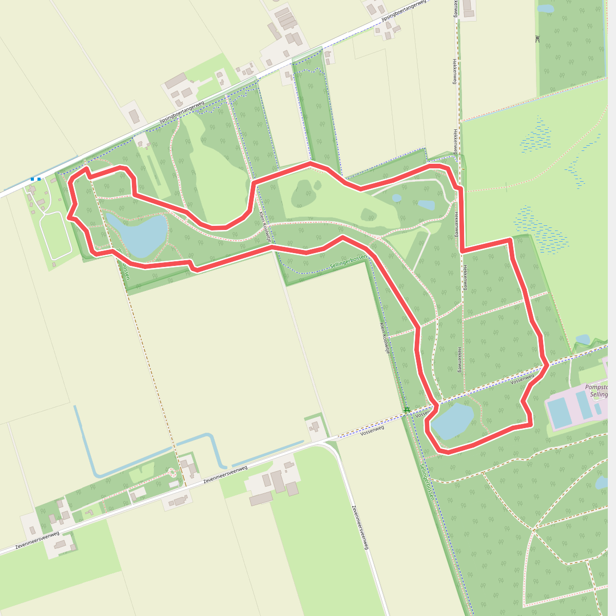 Wandelroute Van Tange naar Rijsdam