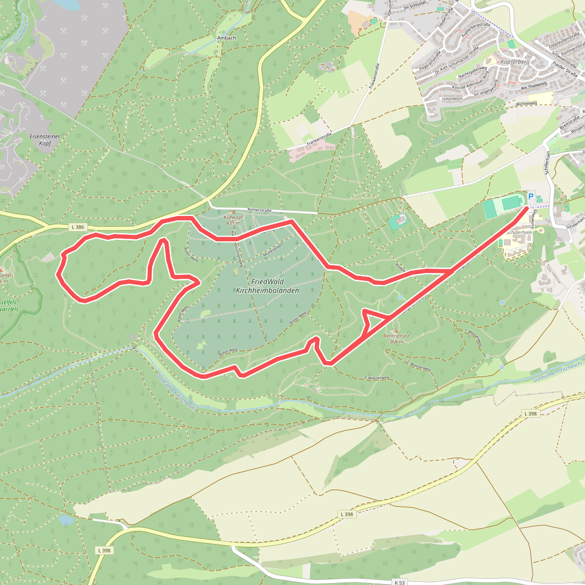 Kirchheim-Bolanden Rundwanderweg Nr. 7