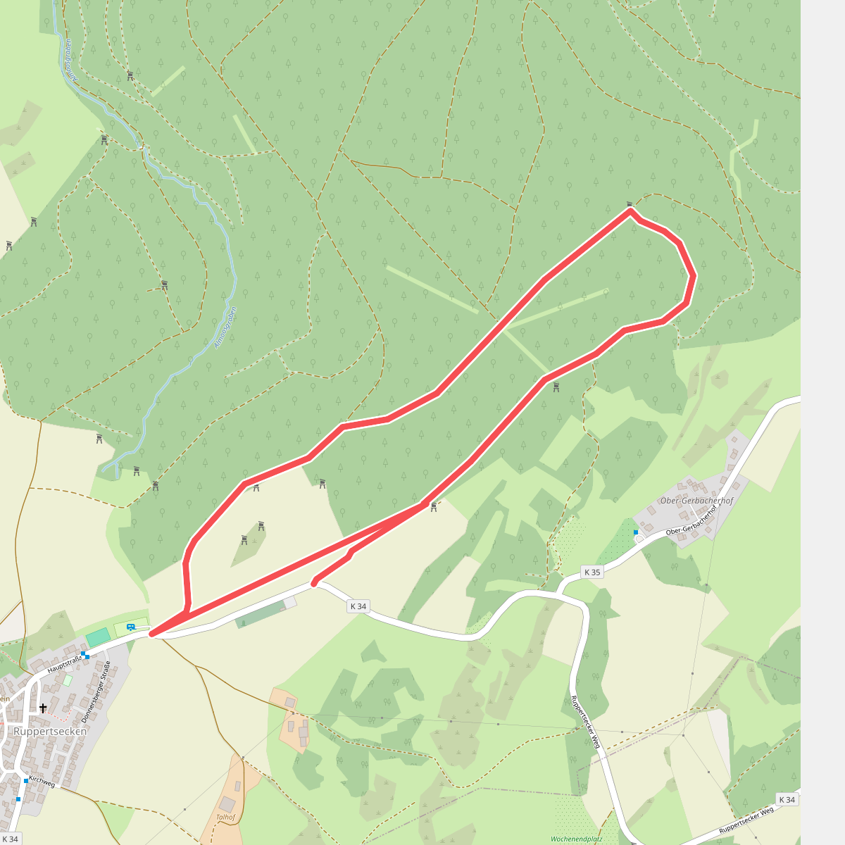 Rundwanderweg Ruppertsecken - Haderwald-Wanderweg