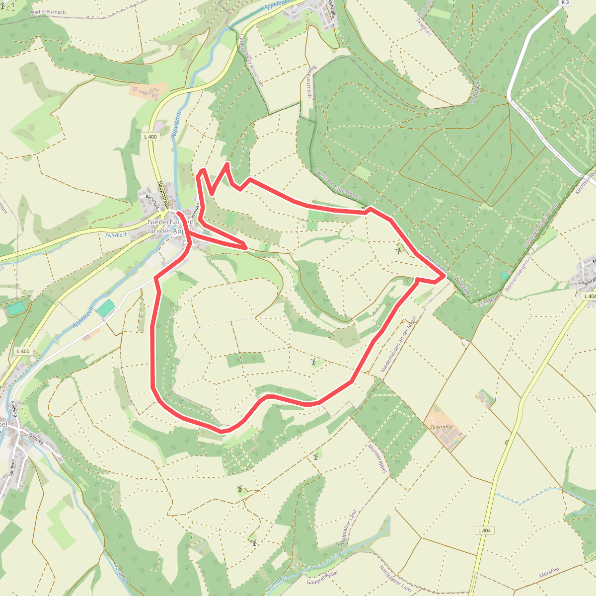 VG Alsenz-Obermoschel - Rundwanderweg R45