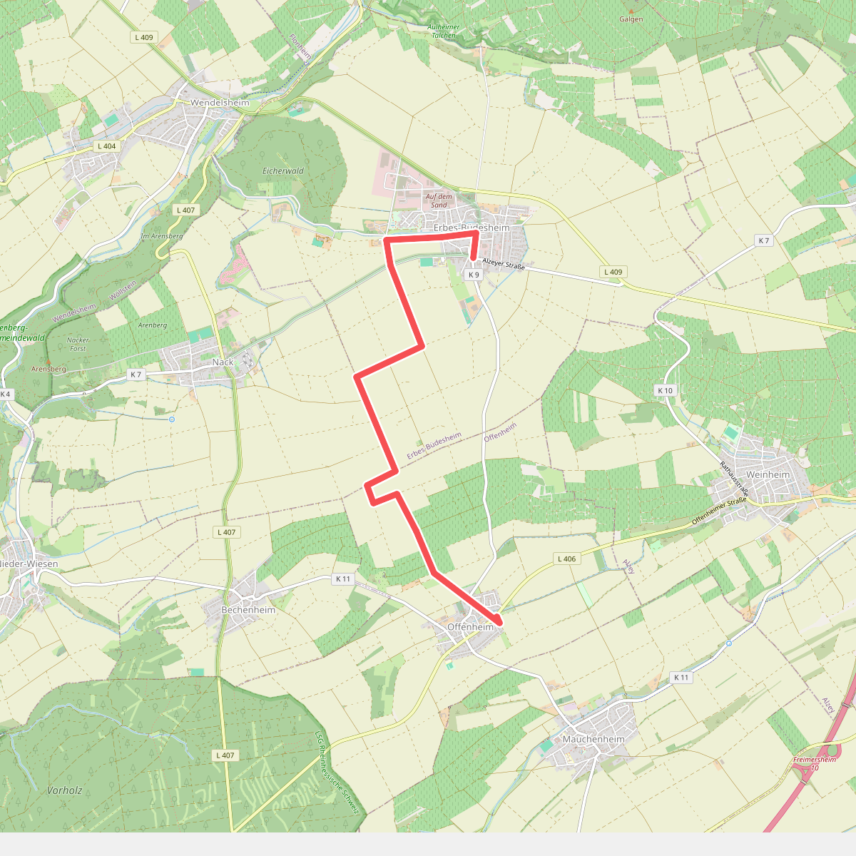 Erbes-Büdesheim - R14 Sioner Klosterberg
