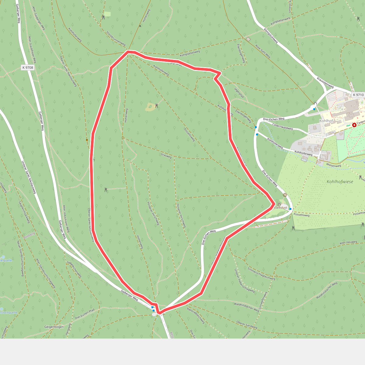 Rundwanderweg Drei Eichen 8: Leopoldstein-Weg