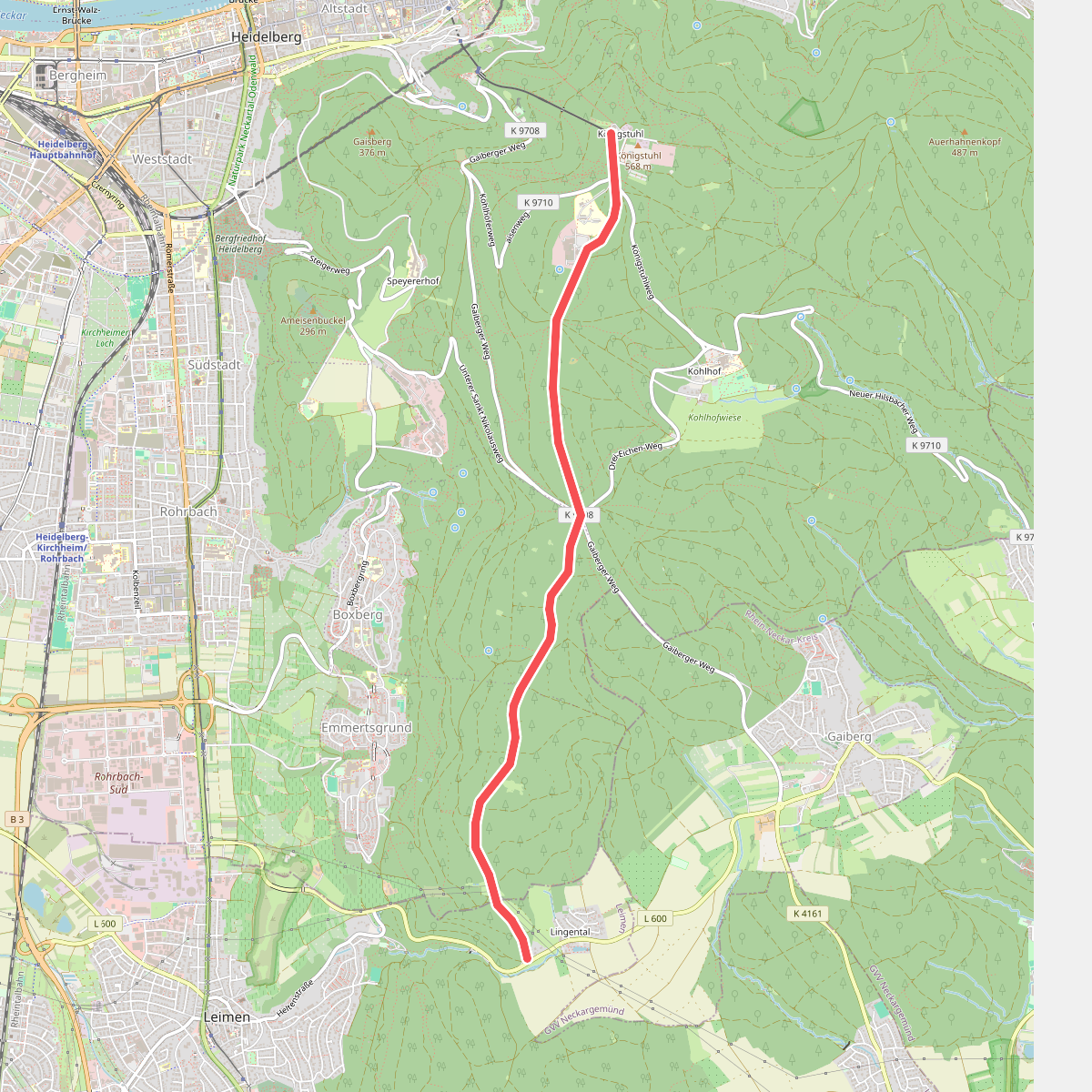 Wanderweg Königstuhl 10
