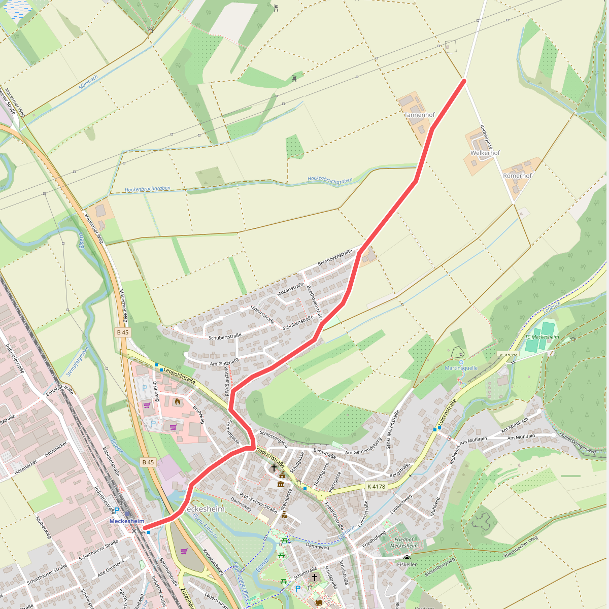 Verbindungsweg Meckesheim Bf - 7