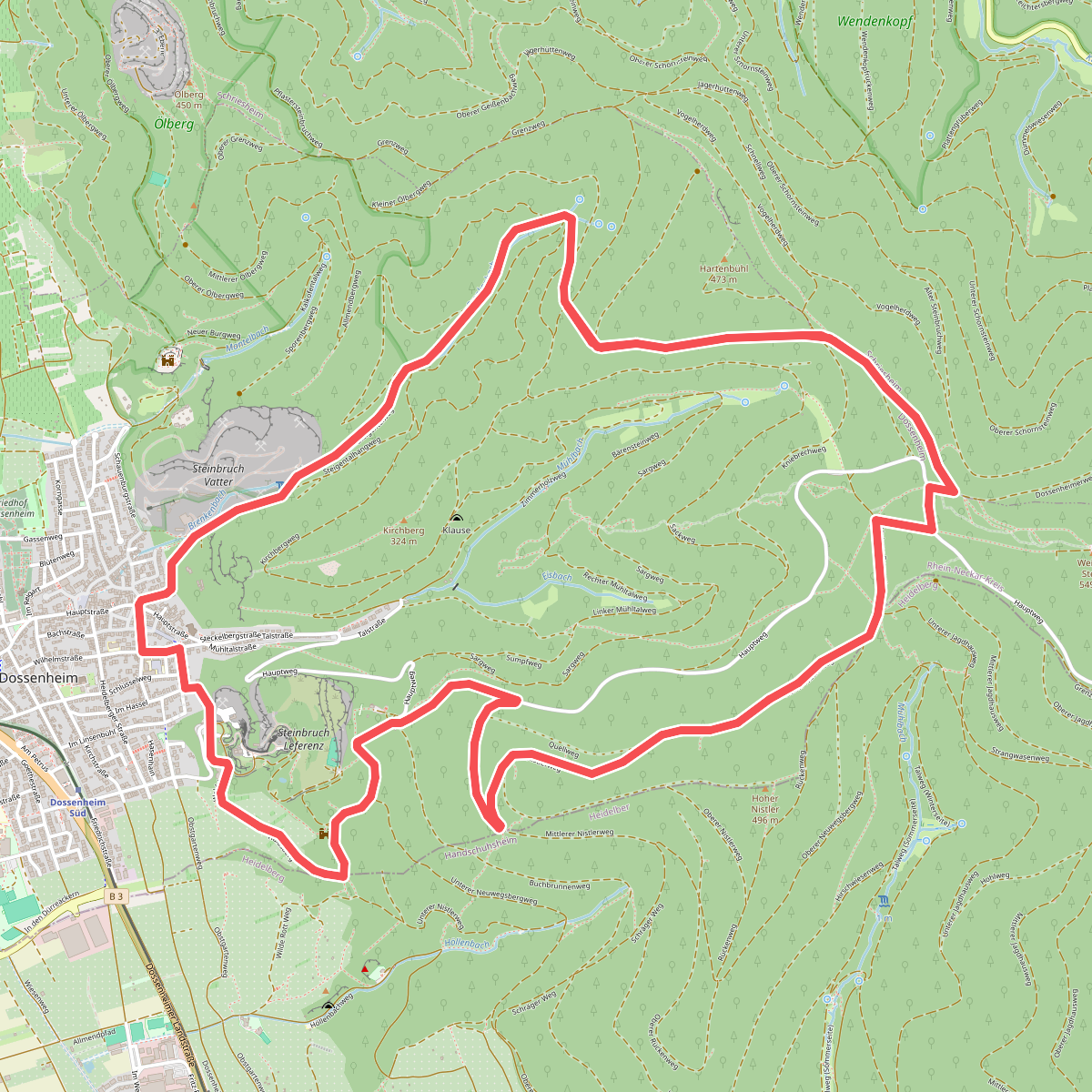 Rundwanderweg Dossenheim 2