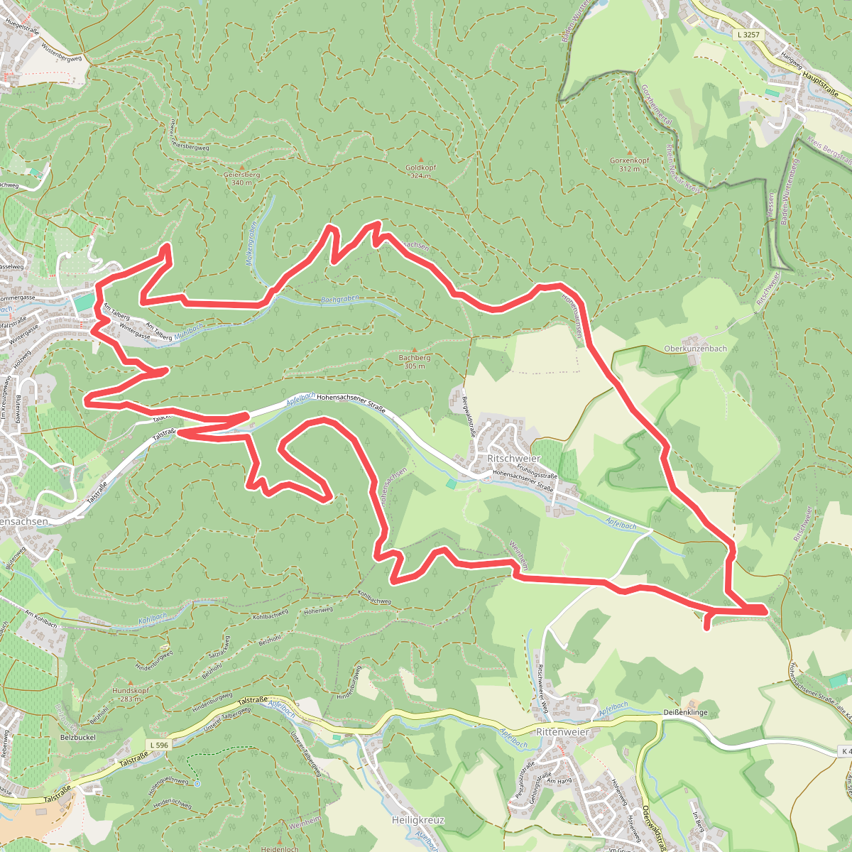 Rundwanderweg Am Bischof 5: Kalter-Hergotts-Weg