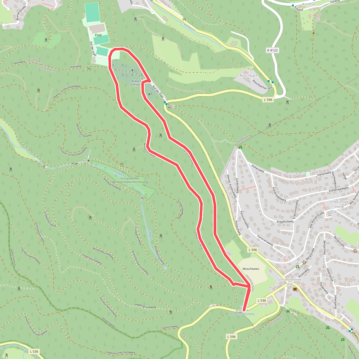 Rundwanderweg Wilhelmsfeld 14: Wäldle-Weg
