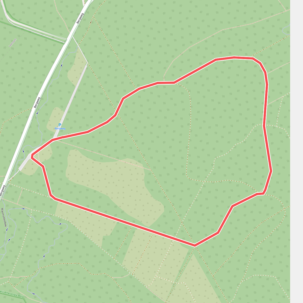 Wandelroute Vlakkeberg