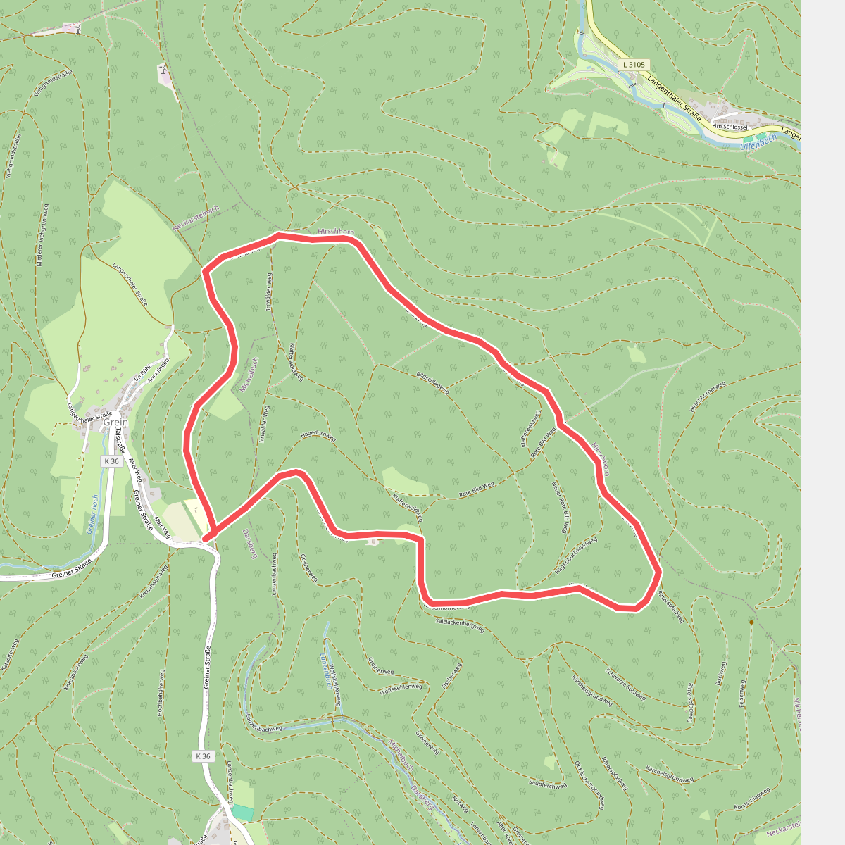 Rundwanderweg Neckarsteinach Kreuzschlag 3: Michelbuch-Weg