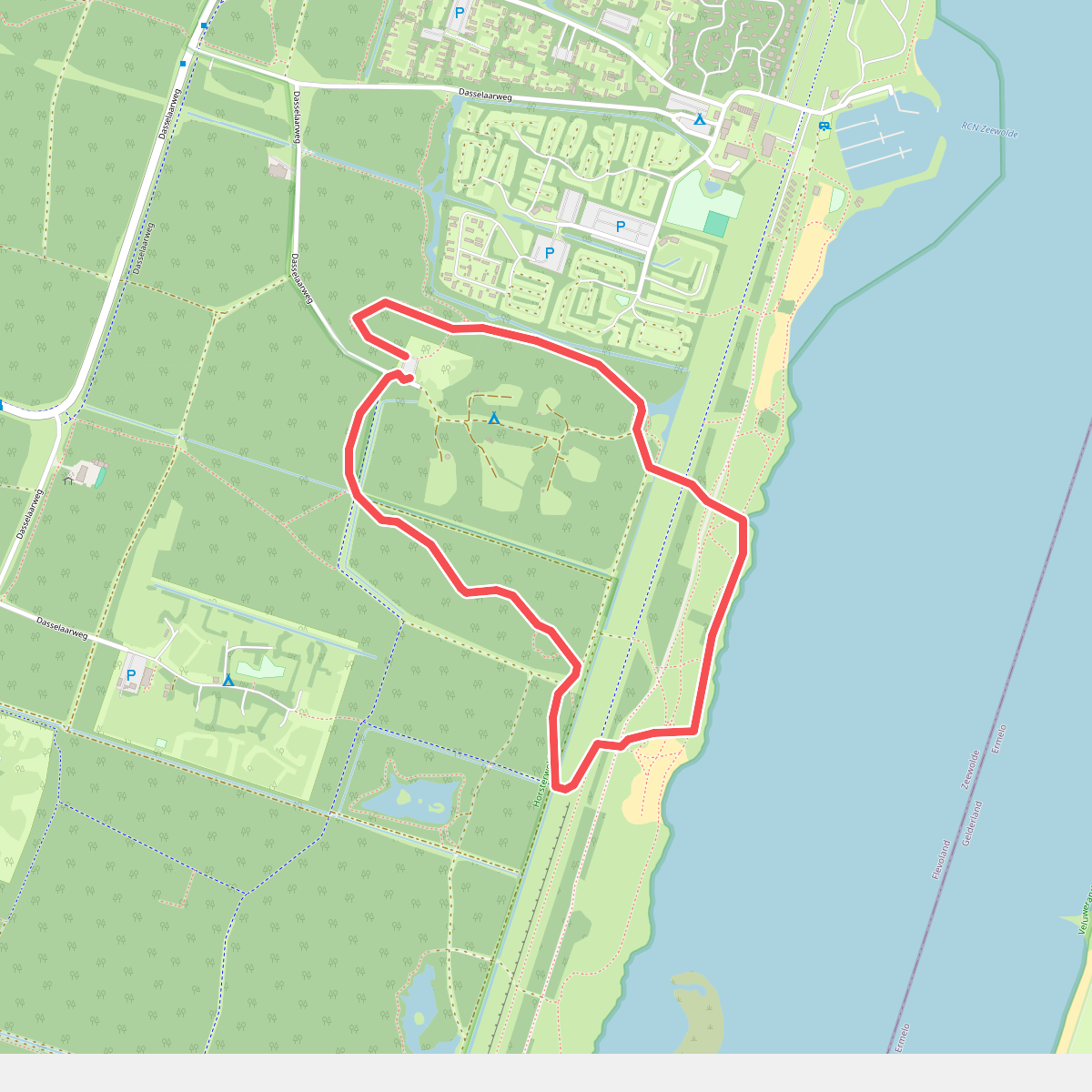 Wandelroute Natuurpad Horsterwold