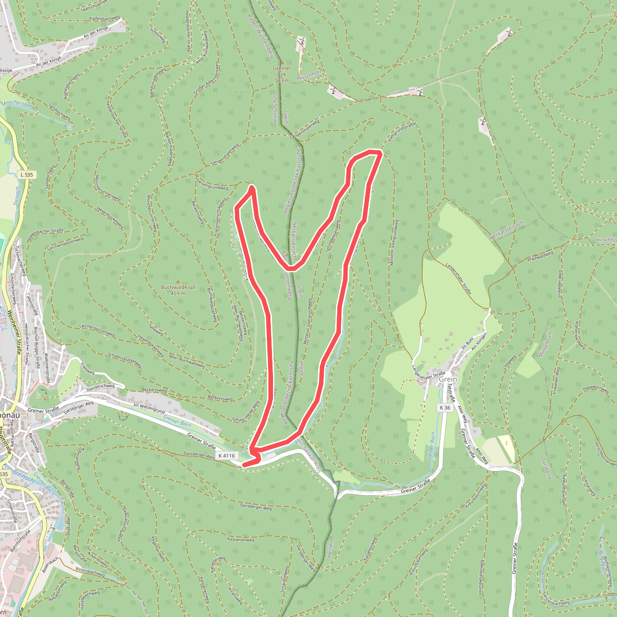 Rundwanderweg Schönau 4: Geißengrund-Weg
