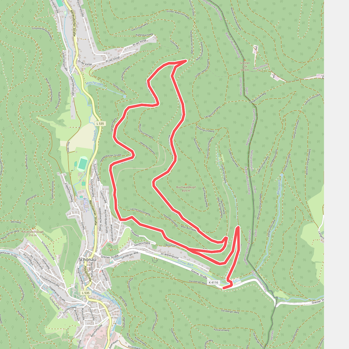 Rundwanderweg Schönau 5: Hexenbuckel-Weg