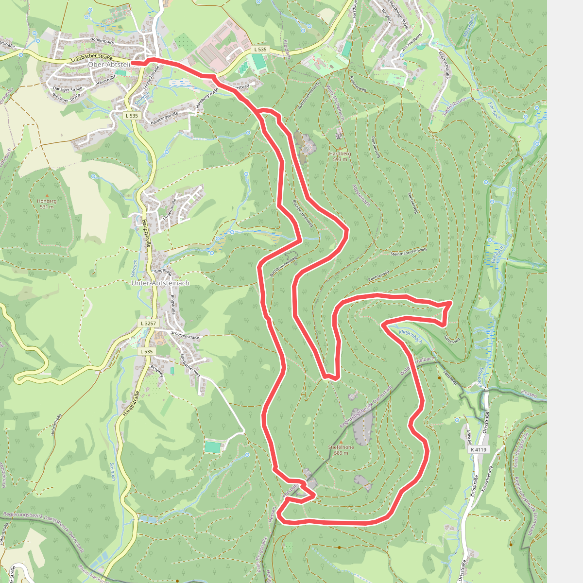 Rundwanderweg Abtsteinach 3: Lichtenklinger-Weg