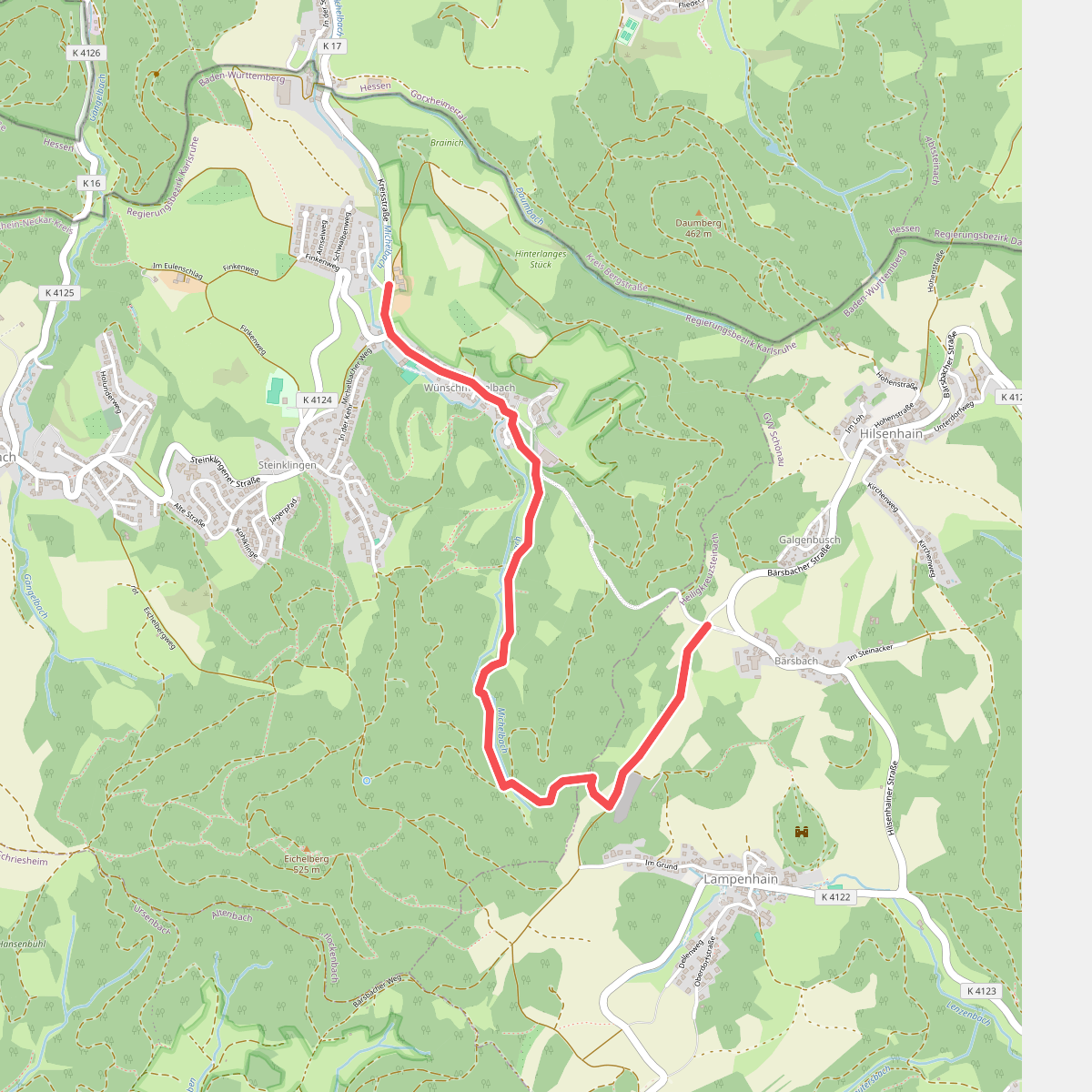 Rundwanderweg Bärsbacher Weg 3: Hilsenhain-Weg