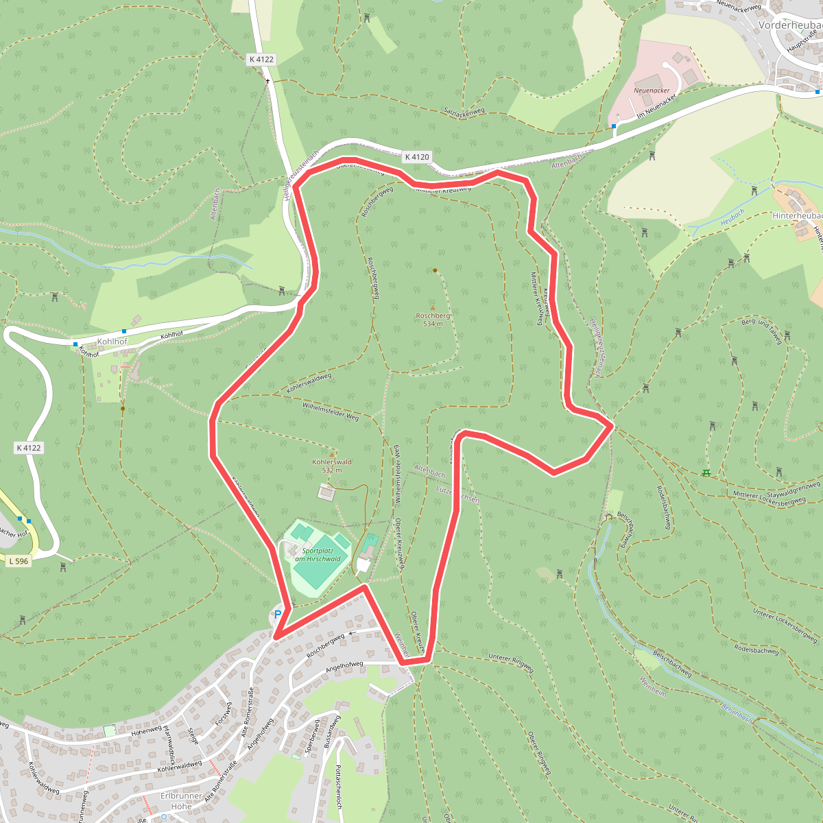 Rundwanderweg Wilhelmsfeld 2: Lockersberg-Weg