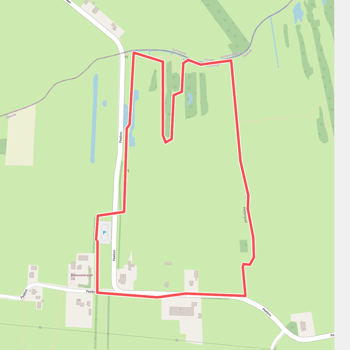 Wandelroute Pettenpad