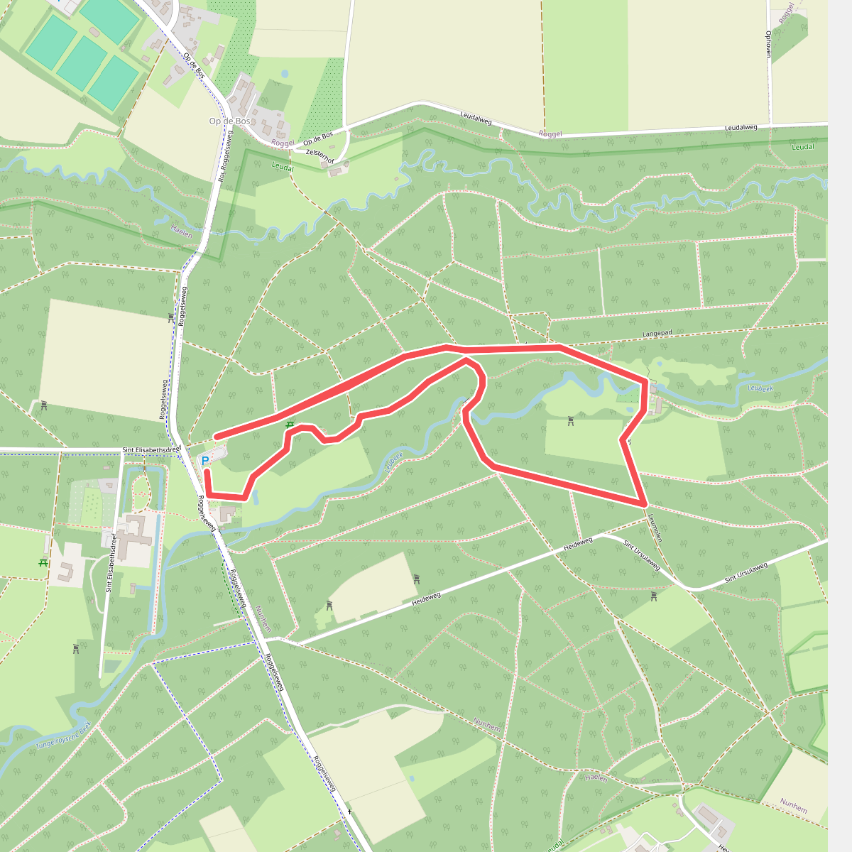 Wandelroute Sint-Ursulamolen
