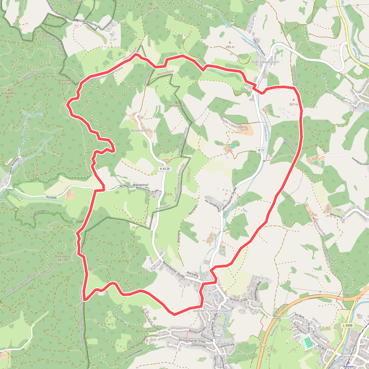Rundwanderweg Nieder-Liebersbach 2: Balzenbach-Weg