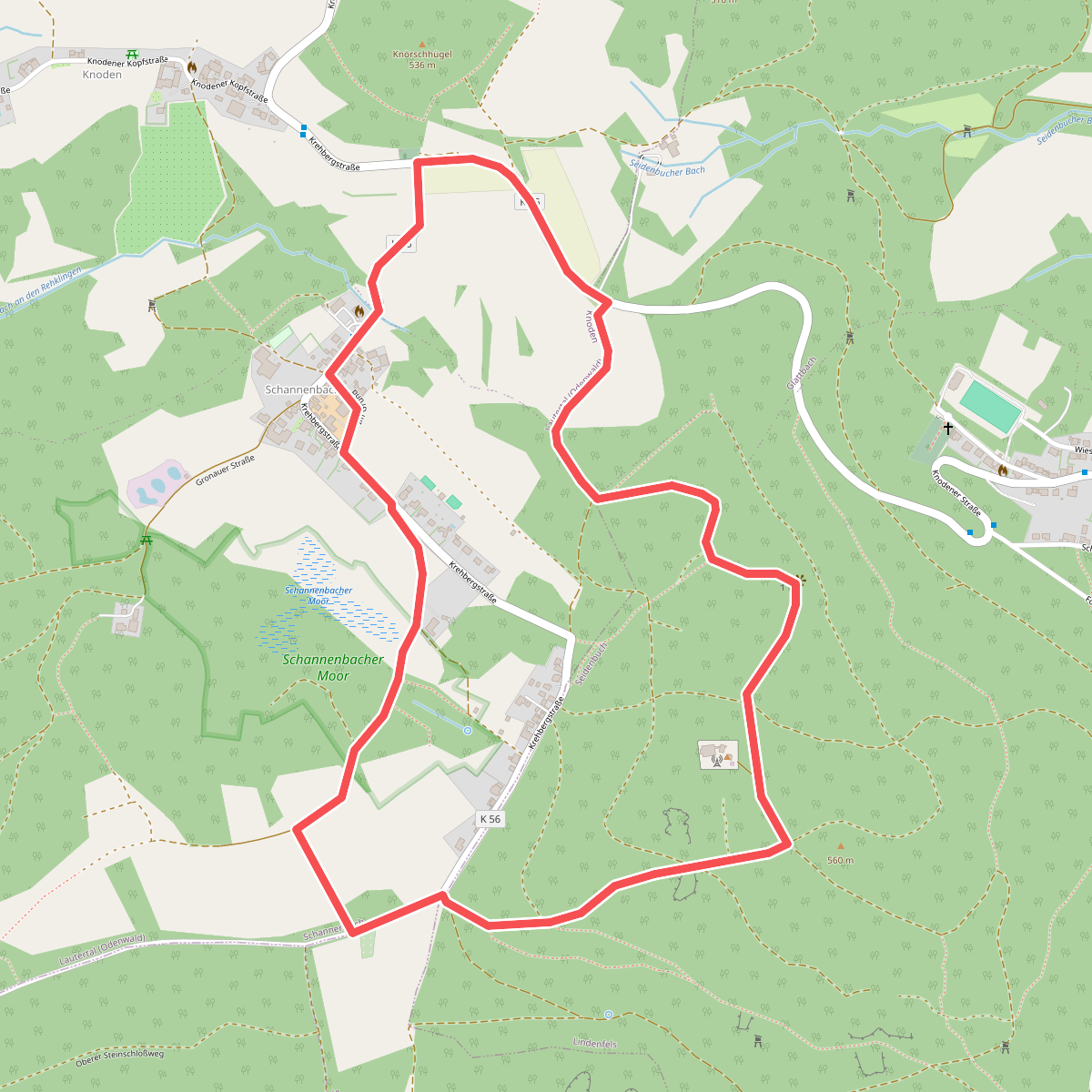 Rundwanderweg Lautertal Brunnenwiese 1: Krehberg-Weg